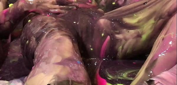  SERIOUSLY Sexy rude maid Gunged, and Strip Slimed